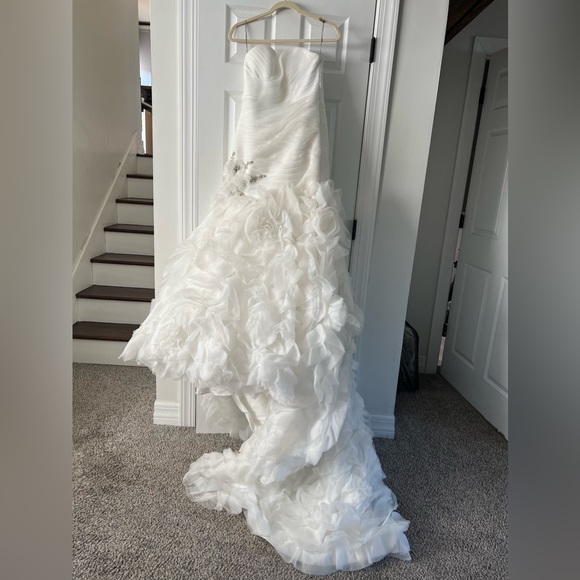 Maggie Sottero Couture Imperial Gown Trumpet/Mermaid Style wedding dress - Picture 4 of 7